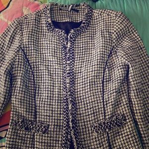 Dazzling White and Black jacket